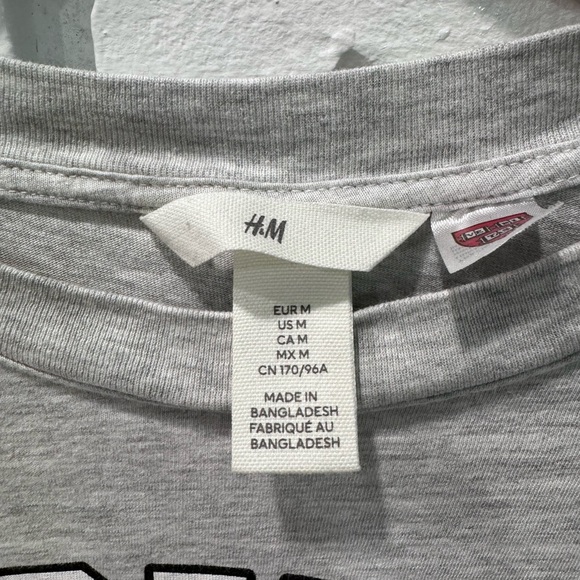 H&M Harvard Crop T Med - Picture 3 of 3